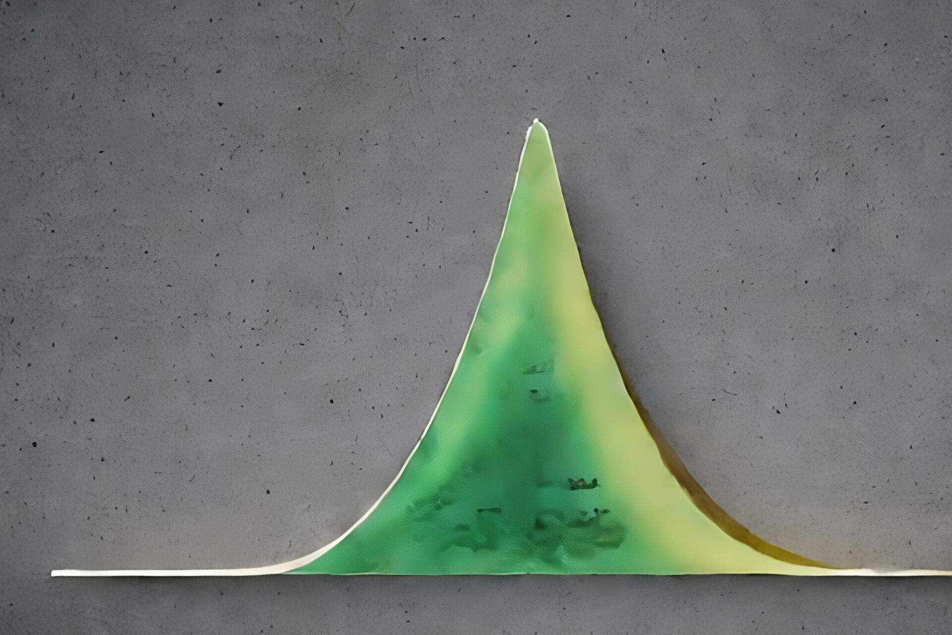 Artistic rendition of the Bell curve