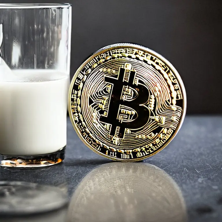 Bitcoin and milk