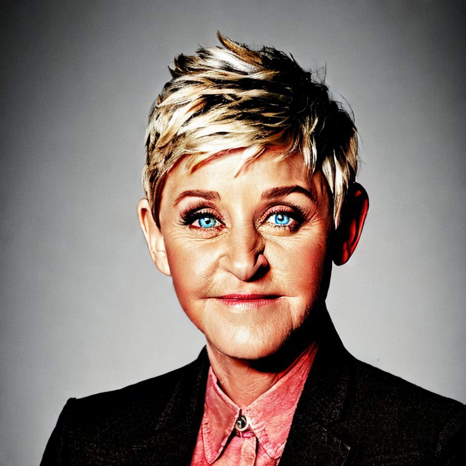 Iconic portrait of Ellen DeGeneres