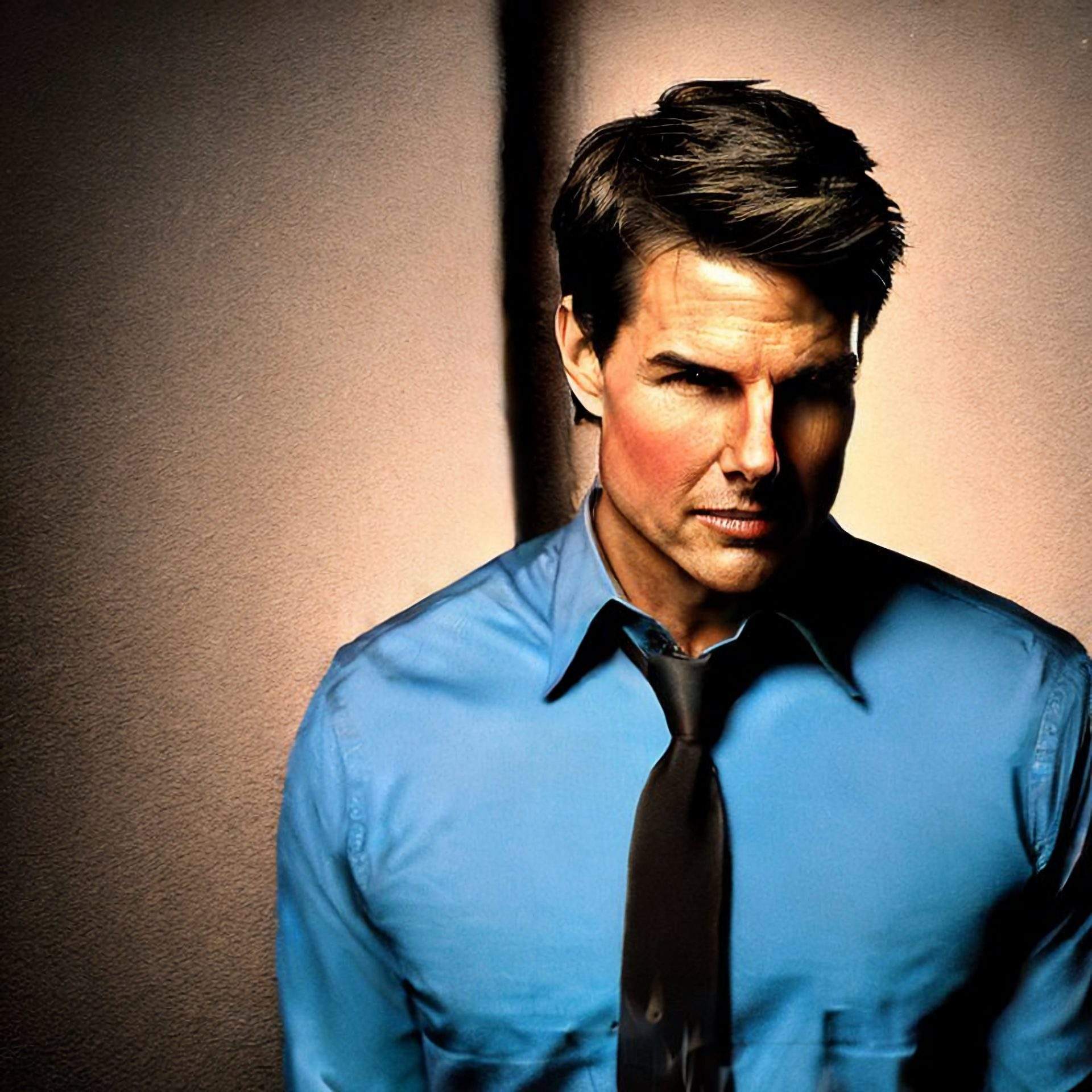 Iconic portrait of Tom Cruise